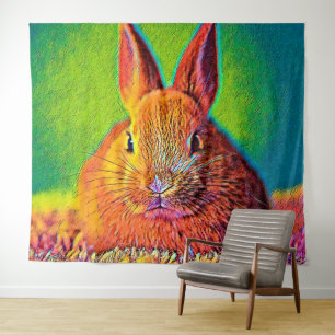 AnimalColor_Rabbit_07 Tapestry
