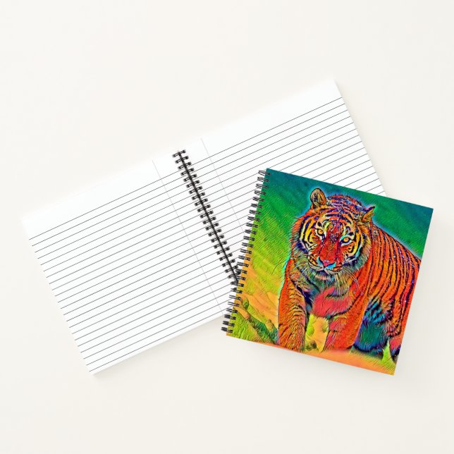 AnimalColor_Tiger_005 Notebook (Inside)