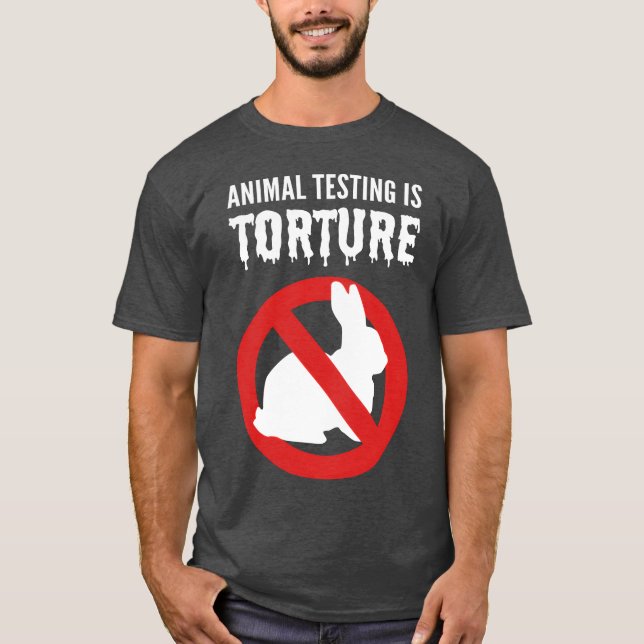 Animalestingorture Animal Lover Gift friend T-Shirt (Front)