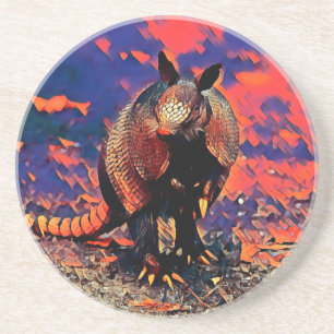 AnimalMix_Armadillo_001 Coaster