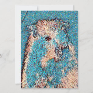 AnimalMix_Capybara_001 Holiday Card