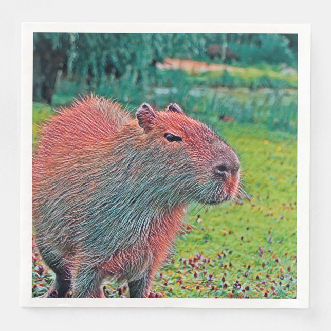AnimalMix_Capybara_002 Napkin (Front)