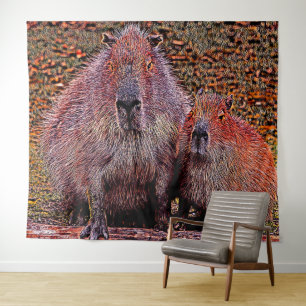 AnimalMix_Capybara_003 Tapestry