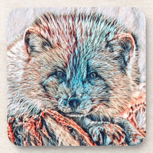 AnimalMix_Fox_009 Coaster