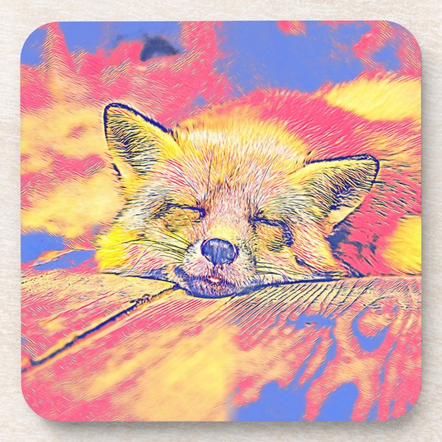 AnimalMix_Fox_07 Coaster (Front)