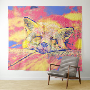 AnimalMix_Fox_07 Tapestry