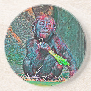 AnimalMix_Gorilla_004 Coaster