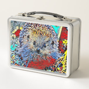 AnimalMix_Hedgehog_002 Metal Lunch Box
