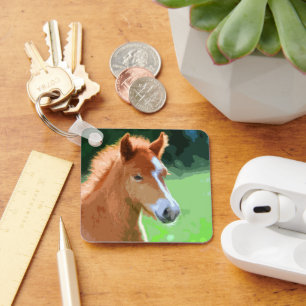AnimalMix_Horse_013 Key Ring