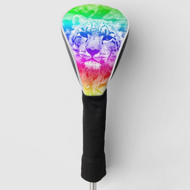 AnimalMix_Leopard_011 Golf Head Cover (Front)