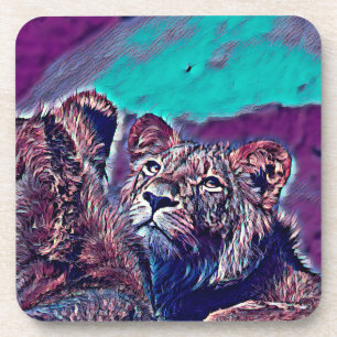 AnimalMix_Lion_008 Coaster