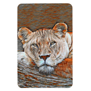AnimalMix_Lion_022 Magnet