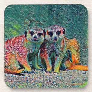 AnimalMix_Meerkat_010 Coaster