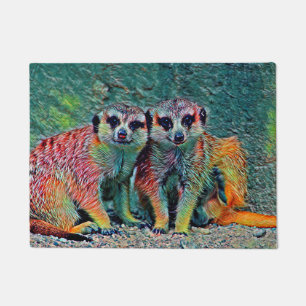 AnimalMix_Meerkat_010 Doormat