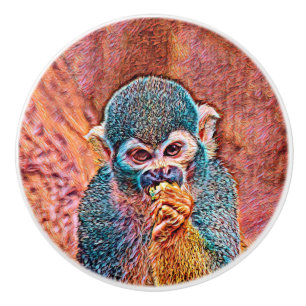 AnimalMix_Monkey_001 Ceramic Knob