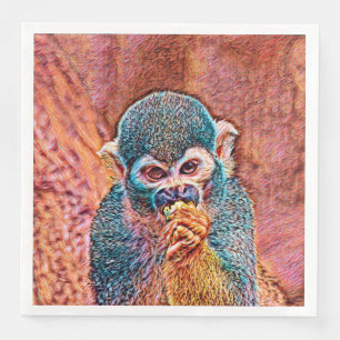 AnimalMix_Monkey_001 Napkin