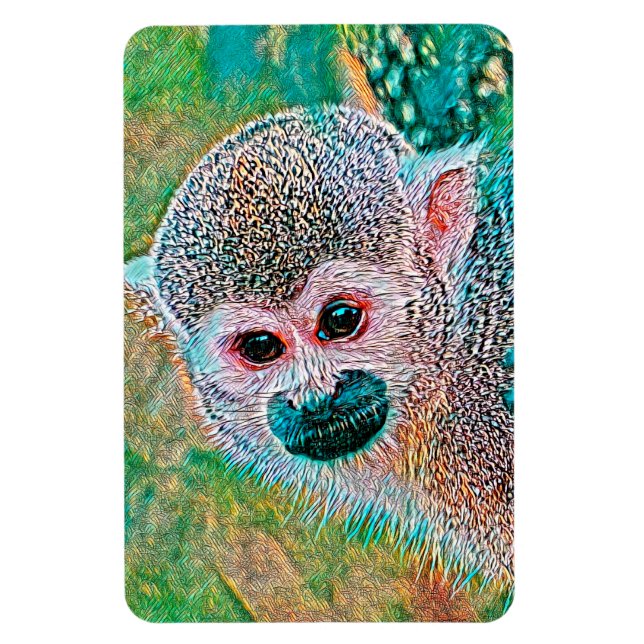 AnimalMix_Monkey_010 Magnet (Vertical)
