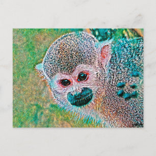 AnimalMix_Monkey_010 Postcard