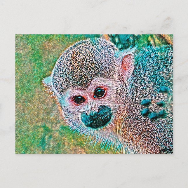 AnimalMix_Monkey_010 Postcard (Front)