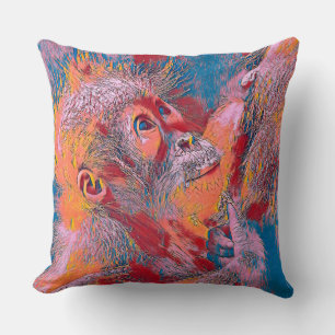 AnimalMix_OrangUtan_014 Cushion