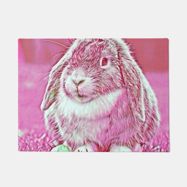 AnimalMix_Rabbit_002 Doormat (Front)