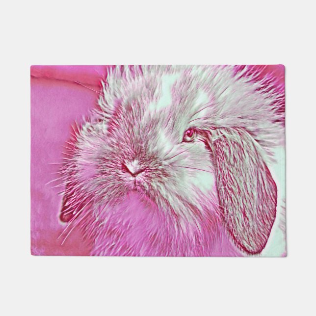 AnimalMix_Rabbit_008 Doormat (Front)