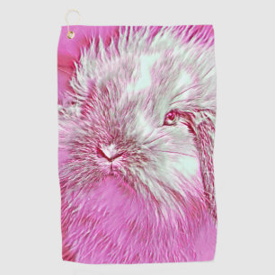 AnimalMix_Rabbit_008 Golf Towel