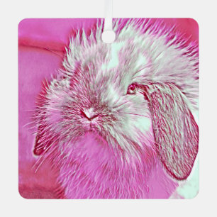 AnimalMix_Rabbit_008 Metal Tree Decoration