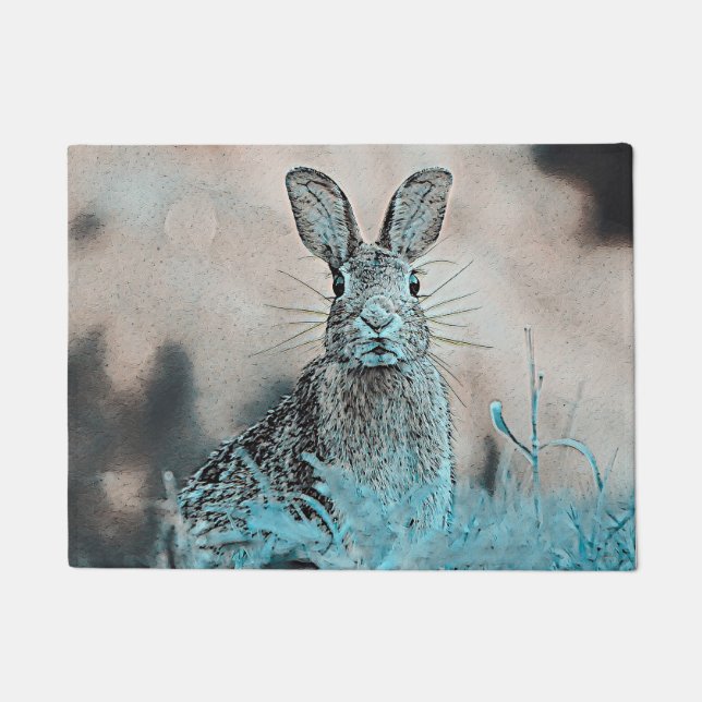 AnimalMix_Rabbit_024 Doormat (Front)