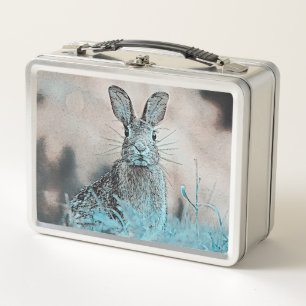 AnimalMix_Rabbit_024 Metal Lunch Box