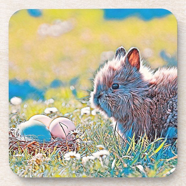 AnimalMix_Rabbit_037 Coaster (Front)