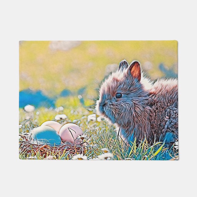 AnimalMix_Rabbit_037 Doormat (Front)