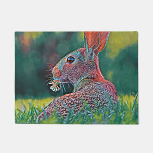 AnimalMix_Rabbit_048 Doormat