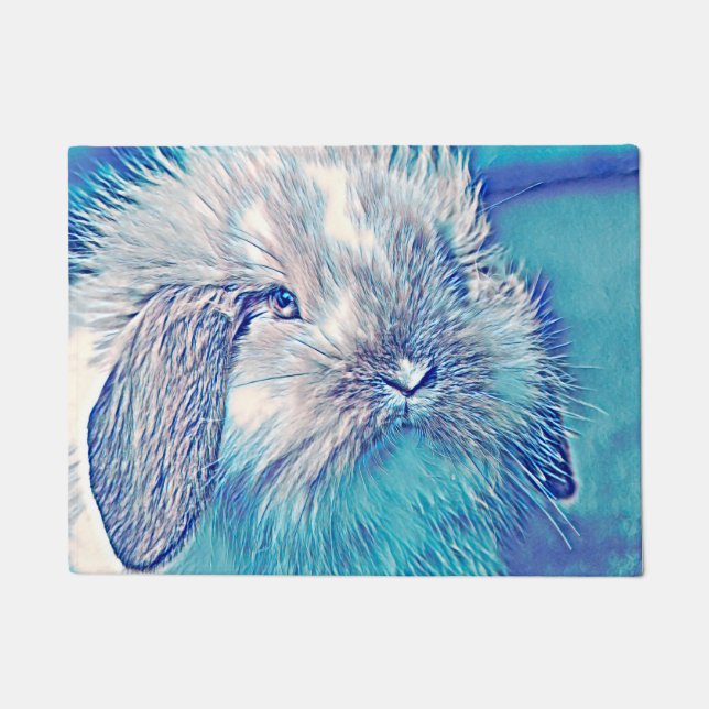 AnimalMix_Rabbit_07 Doormat (Front)