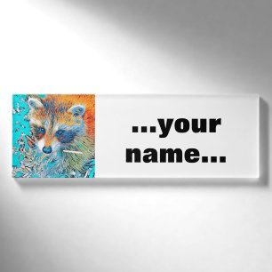 AnimalMix_Raccoon_001 Name Tag