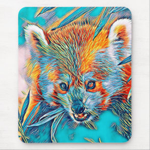 AnimalMix_RedPanda_001 Mouse Pad