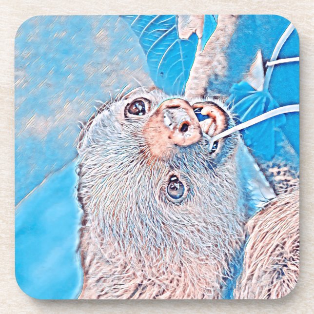 AnimalMix_Sloth_001 Coaster (Front)