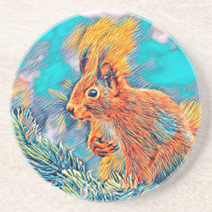 AnimalMix_Squirrel_001 Coaster