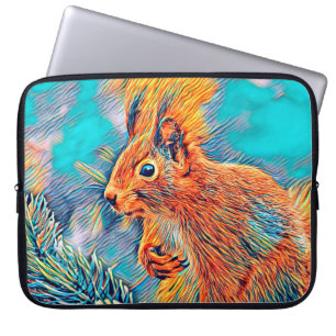 AnimalMix_Squirrel_001 Laptop Sleeve