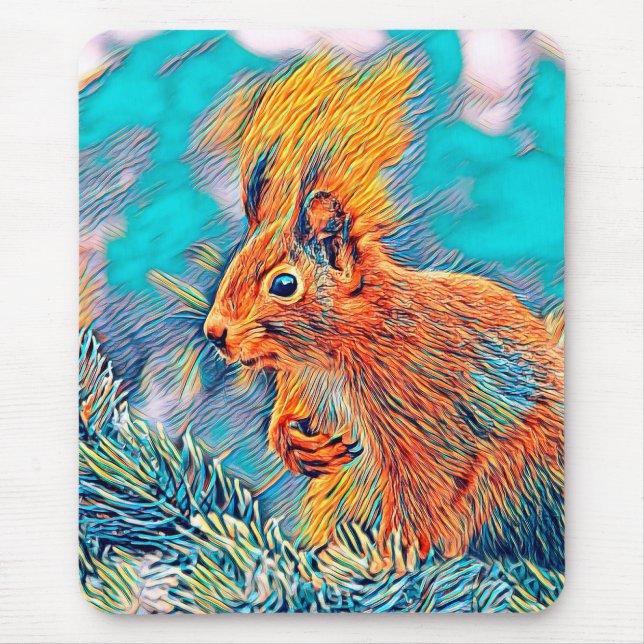 AnimalMix_Squirrel_001 Mouse Pad (Front)