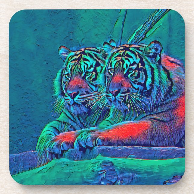 AnimalMix_Tiger_035 Coaster (Front)