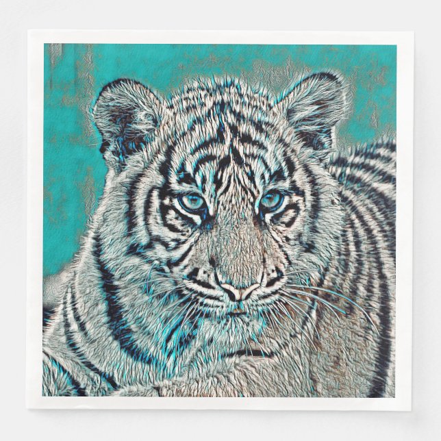 AnimalMix_Tiger_046 Napkin (Front)