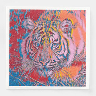 AnimalMix_Tiger_054 Napkin
