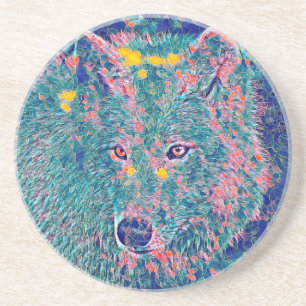 AnimalMix_Wolf_019 Coaster