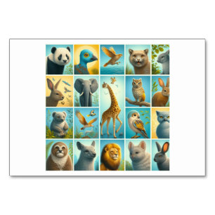Animals (동물) - Korean Flash Cards
