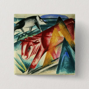 Animals, 1913 15 cm square badge