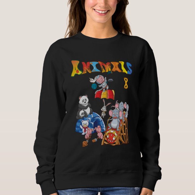 Animals 8 sweatshirt (Front)