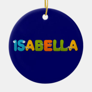 animals alphabet Isabella Ceramic Ornament