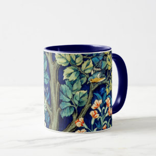 Animals and Flowers, Forest, William Morris Mug