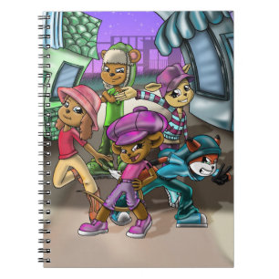 Animals and Hats Notebook